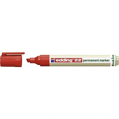 Abbildung von edding Permanentmarker 22 EcoLine nachfüllbar 1 5mm rot
