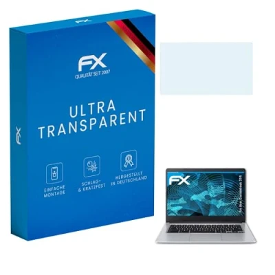 Abbildung von atFoliX Schutzfolie kompatibel mit Acer Chromebook 314 Folie, ultraklare FX Displayschutzfolie (2X)