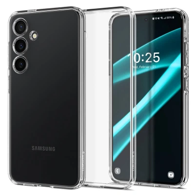 Abbildung von Samsung Galaxy S24 Plus Hülle Silikon Spigen Backcover/Soft Case Handyhülle Transparent