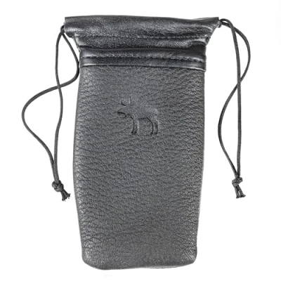 Abbildung von Monzani MM 15 Premium Mundstücktasche, Elchleder, Handgefertigt, Optimaler Schutz, Geeignet für Tenorsaxophon/Bassklarinette, Made in Germany
