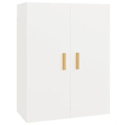 Abbildung von vidaXL Hängeschrank Weiß 69,5x34x90 cm, Schrank, Aufbewahrungsschrank, Wohnzimmerschrank, Lagerschrank, Beistellschrank, Schwebeschrank, Bücherschrank