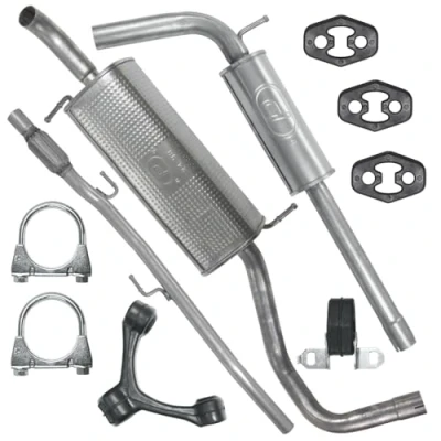 Abbildung von Schalldämpferset Auspuffanlage Auspuff für Seat Ibiza 4 IV 6J 2010 06/2017 1.2 TSI