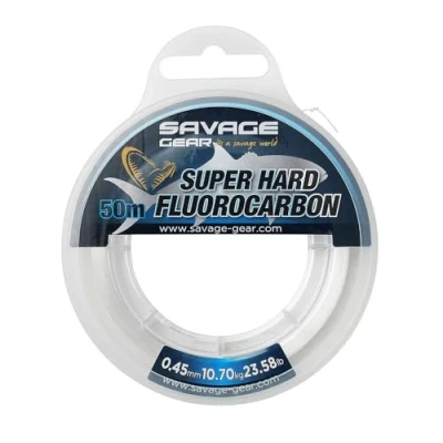Abbildung von Savage Gear Super Hard Fluorocarbon 50m 0,50mm 13,20kg
