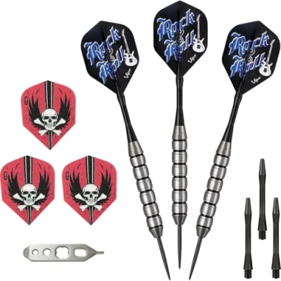 Abbildung von Viper by GLD Products Unisex Erwachsene 22 2323 23 Underground Steel Tip Darts: Rock &amp; Roll, g, Schwarz, gram