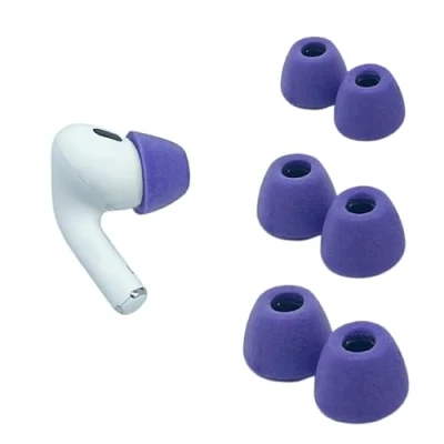 Abbildung von Comply TrueGrip Ohrstöpsel, für Airpods Pro Gen 1 &amp; 2, Lilac, Verschiedene Größen