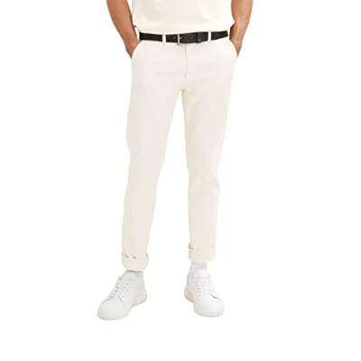 Abbildung von TOM TAILOR Herren Travis Slim Chino Hose mit Stretch, 13808 Creme, 27/34