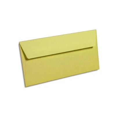 Abbildung von Clairefontaine 5485C Packung mit 20 Umschläge Pollen, Format DL, 110 x 220 mm, 120g, ideal für Einladungen und Korrespondenz, Karamel, 1 Pack