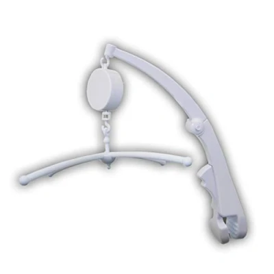 Abbildung von Niermann Standby 3489 Mobilehalter zum Klemmen, mit Spieluhr, weiß, 200 g