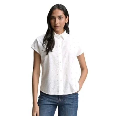 Abbildung von TOM TAILOR Damen 1047056 Bluse, 20000 White, 40