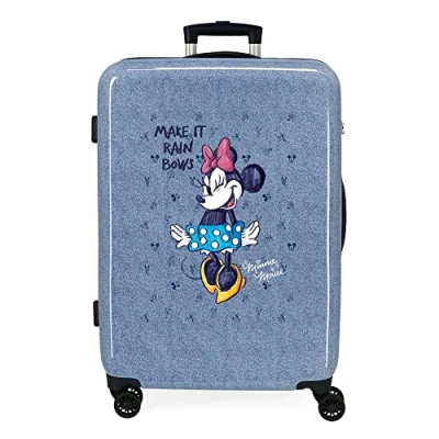Abbildung von Disney Minnie Make it Regenbögen, blau, única, Mittelgroßer Koffer