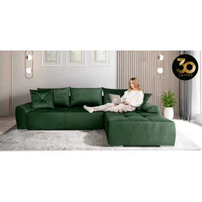 Abbildung von COLLECTION AB Ecksofa &quot;30 Jahre Jubiläums Modell Bilbao L Form&quot;, inkl. Bettfunktion und Bettkasten, Zierkissen mit Strassstein