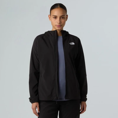 Abbildung von The North Face Nimble Hoodie Windbreaker, Damen, Größe: Large, Black