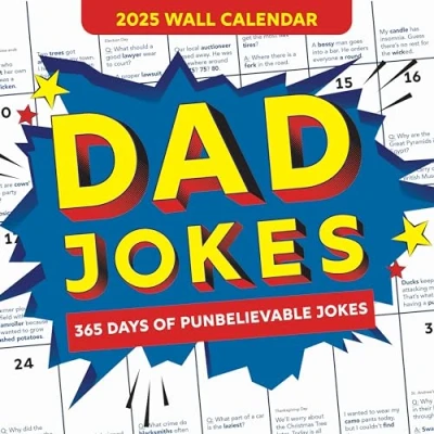 Abbildung von 2025 Dad Jokes Wall Calendar: 365 Days of Punbelievable (World&#039;s Best Collection)