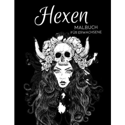 Abbildung von Hexen Malbuch für Erwachsene: Anti Stress Geschenke, Motiven zum Stressabbau und zur Entspannung