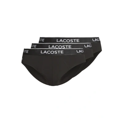 Abbildung von Lacoste 3 PACK Slip, Damen, Größe: XS, Black