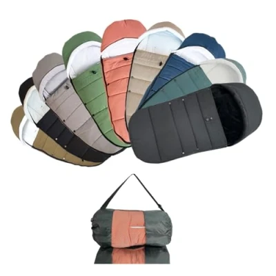 Abbildung von Brogtorl Universal Kinderwagen Fußsack, Zubehör Kompatibel mit Babyzen YOYO Maschine Waschbar (Grau)