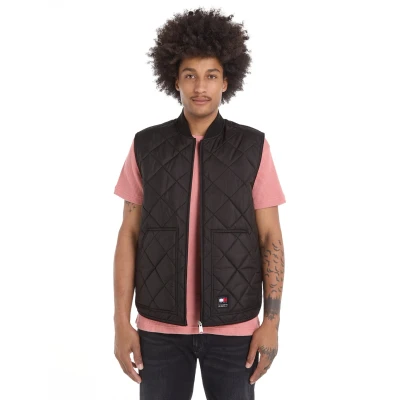 Abbildung von Tommy Jeans Entry VEST Weste, Herren, Größe: 50, Black