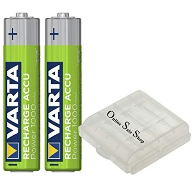 Abbildung von 2 Akkus AAA 1000mAh für Gigaset A400 A415 A415A A400A mit OSS Akkubox