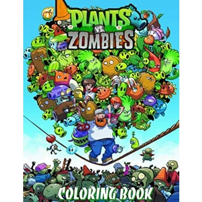 Abbildung von Plants vs Zombies Coloring Book: Funny Books for Kids Ages 4 8 to Color