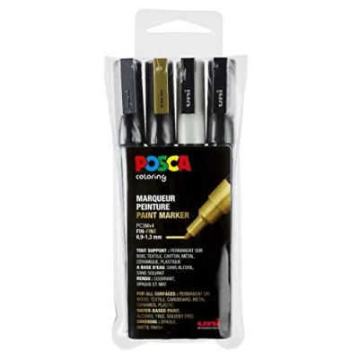 Abbildung von uni ball POSCA PC 3M Acrylstift 0.9 1.3 mm Mehrfarbig
