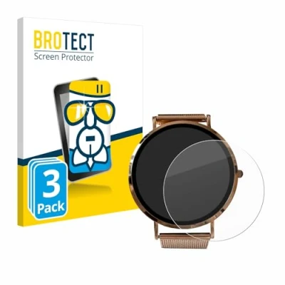 Abbildung von BROTECT Schutzglas für Micento California Smartwatch (3 Stück) Schutzfolie Panzer Folie Glas [Extrem Kratzfest 9H, Anti Fingerprint,