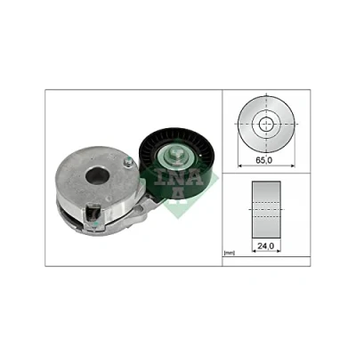 Abbildung von INA 534 0733 10 Spannarm, Keilrippenriemen NISSAN: X Trail, Qashqai 2
