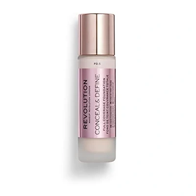 Abbildung von Makeup Revolution, Conceal &amp; Define Grundierung, F0.5, 23ml
