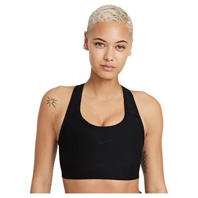 Abbildung von Nike Damen Df Swsh Seamle Top, Black/Dk Smoke Grey, XL