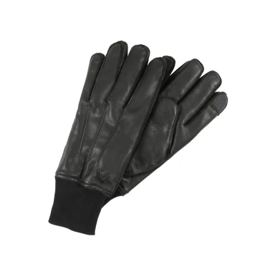 Abbildung von Alpha Industries B3 Gloves Fingerhandschuh, Größe: Large, Black