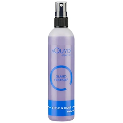 Abbildung von Style &amp; Care Glanzfestiger starker Halt (200ml) Haarfestiger zum formen und stylen der Haare Sprühfestiger gibt Glanz Haar Spray ohne Silikone Parabene