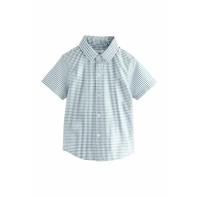 Abbildung von Next Regular FIT BOW TIE Braces SET Latzhose für Kinder, Größe: 86, Blue gingham