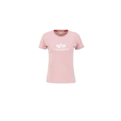 Abbildung von Alpha Industries NEW Tshirt print, Damen, Größe: XS, Silver pink