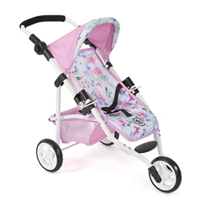 Abbildung von CHIC2000 Puppenbuggy Jogging Buggy Lola, Flowers, mit klappbarem Verdeck