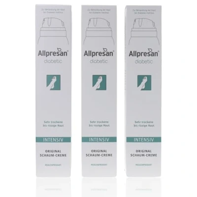 Abbildung von Allpresan diabetic INTENSIV Schaum Creme bei Diabetes mellitus für sehr trockene bis rissige Fußhaut 200 ml (3er Pack)