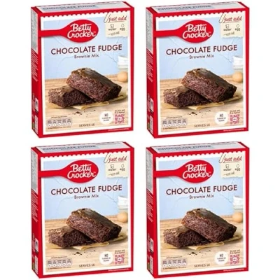 Abbildung von Chocolate Fudge Brownie Mix Kuchenbackmischung 4x415g importiert von Shestore24