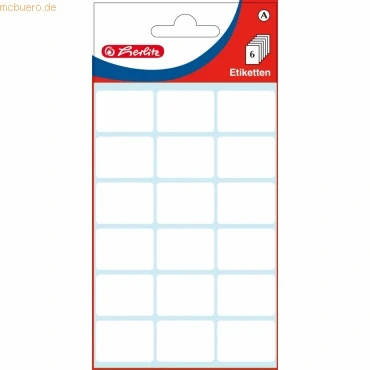 Abbildung von Herlitz 830745 Büroetiketten 17 x 26 mm