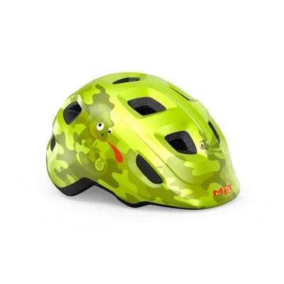 Abbildung von MET Unisex Jugend Hooray Kinderhelme, Lime Chameleon, XS/S / 46 52cm