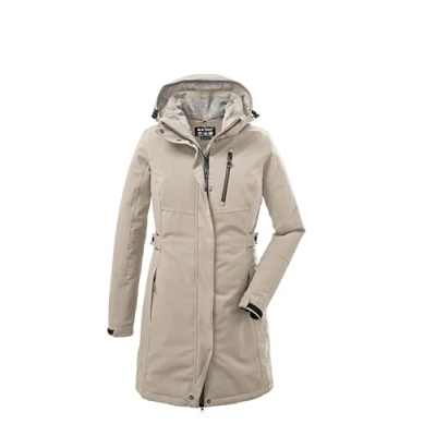 Abbildung von killtec Damen Funktionsparka/Parka mit abzippbarer Kapuze KOW 165 WMN PRK, hell taupe, 36, 37726 000