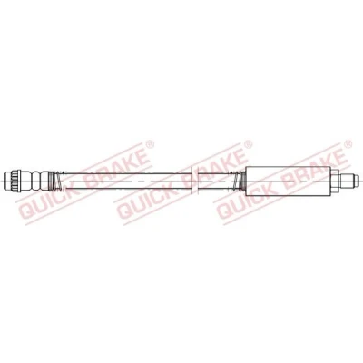 Abbildung von QUICK BRAKE 32.827 Bremsschläuche 418 M10x1 RENAULT: MASTER 2 Pritsche/Fahrgestell, Kasten, Bus, OPEL: Movano A Kastenwagen