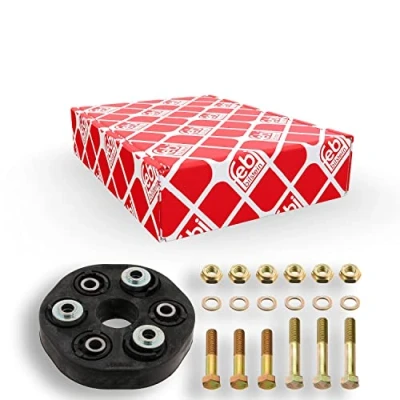 Abbildung von febi BILSTEIN 08386 Hardyscheibe 80 vorne Plus mit Schrauben, Unterlegscheiben Muttern MERCEDES BENZ: W124 Limousine, 190