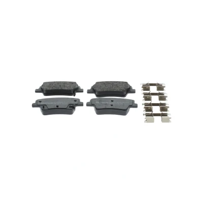 Abbildung von BOSCH 0 986 460 151 Bremsbelagsatz Low Metallic mit integriertem Verschleißwarnkontakt HYUNDAI: Santa FE 3, Fé IV, IV Box Body / SUV