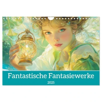 Abbildung von Fantastische Fantasiewerke (Wandkalender 2025 DIN A4 quer), CALVENDO Monatskalender