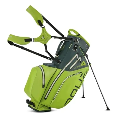 Abbildung von Aqua Hybrid 4 Wasserdichte Golftasche Cartbag Grün