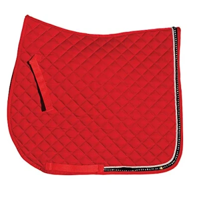 Abbildung von Rhinegold Elite Schabracke mit Strasssteinen, 0, Schwarz, Cob