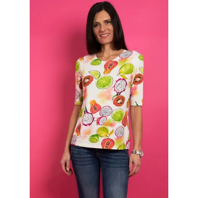 Abbildung von Seidel Moden T Shirt mit Früchteprint, MADE IN GERMANY