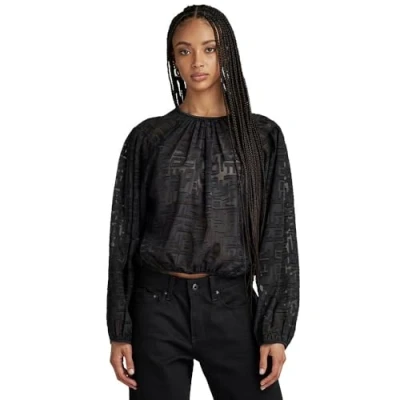 Abbildung von G STAR RAW Damen Shirt Sniper Top 2.0 , Schwarz (dk black D23818 D404 6484), L