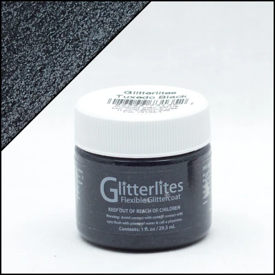 Abbildung von Angelus Glitterlites Tuxedo Black 29,5ml