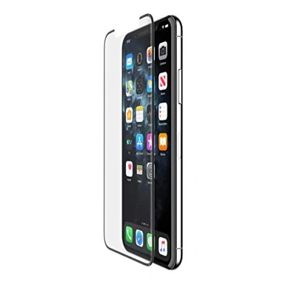 Abbildung von Belkin Schutzfolien F8W944zzBLK Vollflächig Premium (schwarz), 1 stück