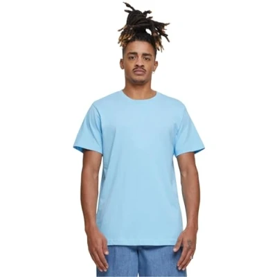 Abbildung von Build Your Brand Herren BY004 T Shirt Round Neck Shirt, balticblue, XL