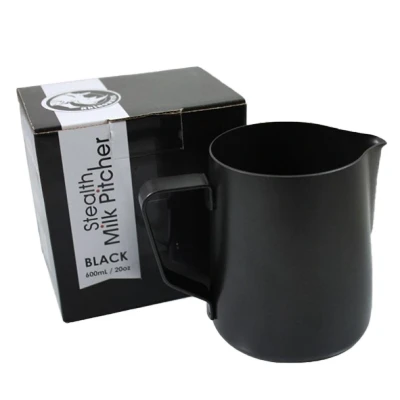 Abbildung von Rhinowares Stealth Schwarz Milchkännchen 600 ml/20 oz
